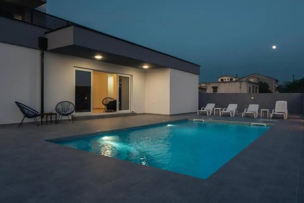 Luxury Villa 1 Vrsi With Private Pool 크로아티아