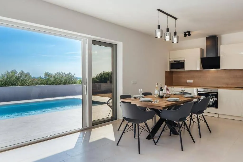 Luxury Villa 1 Vrsi With Private Pool 크로아티아